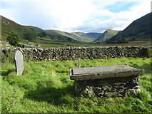 NY4318 : The view up Martindale from St Martin's Churchyard by Marathon