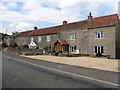 Terraced cottages on the B3153