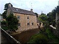 Cottages next to the River Windrush, Naunton