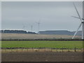 A line of turbines