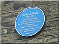 Plaque to Fred Hoyle on his birthplace