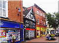 View south along part of High Street, Nantwich