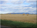 Bales against the Grampians