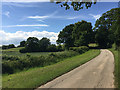 SP2667 : Approaching Prospect Farm, Wedgnock Old Park north of Warwick by Robin Stott