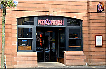 J3474 : Pizza Punks, Belfast (September 2018) by Albert Bridge