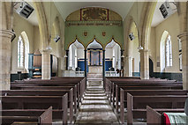 TF2274 : Interior, St Swithin's church, Baumber by Julian P Guffogg