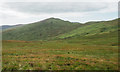 SH6812 : Grassy moorland of cwm below Tyrrau Mawr by Trevor Littlewood