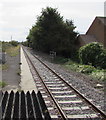 Severn Beach Line south from Severn Beach railway station, South Gloucestershire