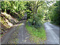 Road junction in Cwm Glesyrch