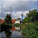 SK5702 : Riverside industry north of Aylestone Park in Leicester by Roger  D Kidd
