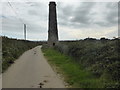 The chimney near Trevarthian Farm