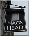 Sign for the Nags Head, Accrington