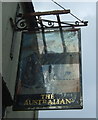 Sign for the Australian Hotel, Howden-le-Wear