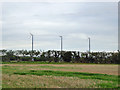 TM1527 : Small wind farm near Frith's Farm by Robin Webster