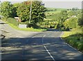 The Milltown Road junction on the B30 above Lislea