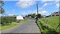 The Blackbridge turn-off on the Carrickrovaddy Road