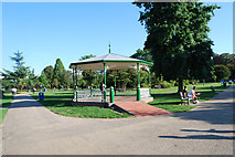 TQ2736 : Bandstand in Memorial Gardens by Barry Shimmon