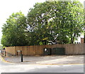 Telecoms cabinets on a Leckhampton corner, Cheltenham