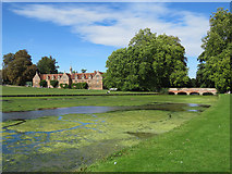 TL5238 : Audley End: the Stables, the Cam and the Stable Bridge by John Sutton