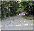 Northern end of Crippetts Lane near Leckhampton, Cheltenham