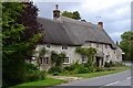 Thatched cottages at Teffont Magna