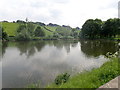 The lake at Ball Grove Park, Colne