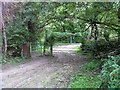 Gate across the lane