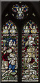 Stained glass window, St Michael