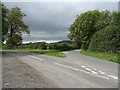 Road junction at Birtsmorton