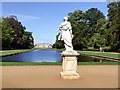 TL0934 : Statue of King William III in Wrest Park Gardens by Graham Hogg