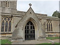 SK9716 : Porch of St. Mary's Church, Clipsham by Stephen Armstrong