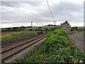 NU2312 : Lesbury railway station (site), Northumberland by Nigel Thompson
