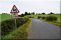 Bends sign along Carnony Road