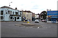 ST3261 : Locking Road mini-roundabout, Weston-super-Mare  by Jaggery