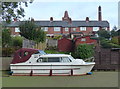 Boat along the Lancaster Canal