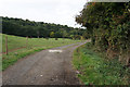 Sandy Flat Lane towards Pinch Mill Farm