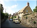 Thatched cottages, North Coker