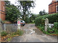 Exit to Devonshire Promenade, Lenton, Nottingham