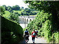 The path from Calstock Station to the village