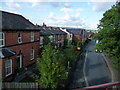 Pilsworth Road, Heywood, looking north from the railway