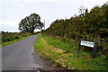 Sign for Deroar Road, Sixmilecross