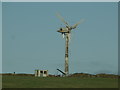 SW7131 : An early design wind turbine, now long since disused by Hywel Williams