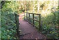 Footbridge in Deadwater Valley LNR, Bordon, Hampshire - 170918