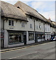 Thatched roof shops, Market Place, Pewsey