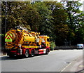 Yellow Highway Maintenance lorry, St John