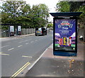 ST5870 : Cadbury's chocolate advert on a St John's Lane bus shelter, Bedminster, Bristol by Jaggery