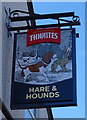 Sign for the Hare & Hounds, Middleton