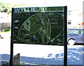 ST1793 : Wyllie information board alongside Glanhowy Road, Wyllie by Jaggery
