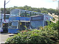 Topless Bus in Bradford Depot