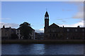 View across River Ness to D Chisholm funerals.